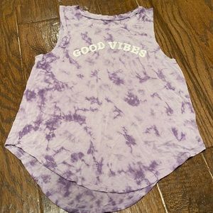 PURPLE TIE DYE TANK TOP